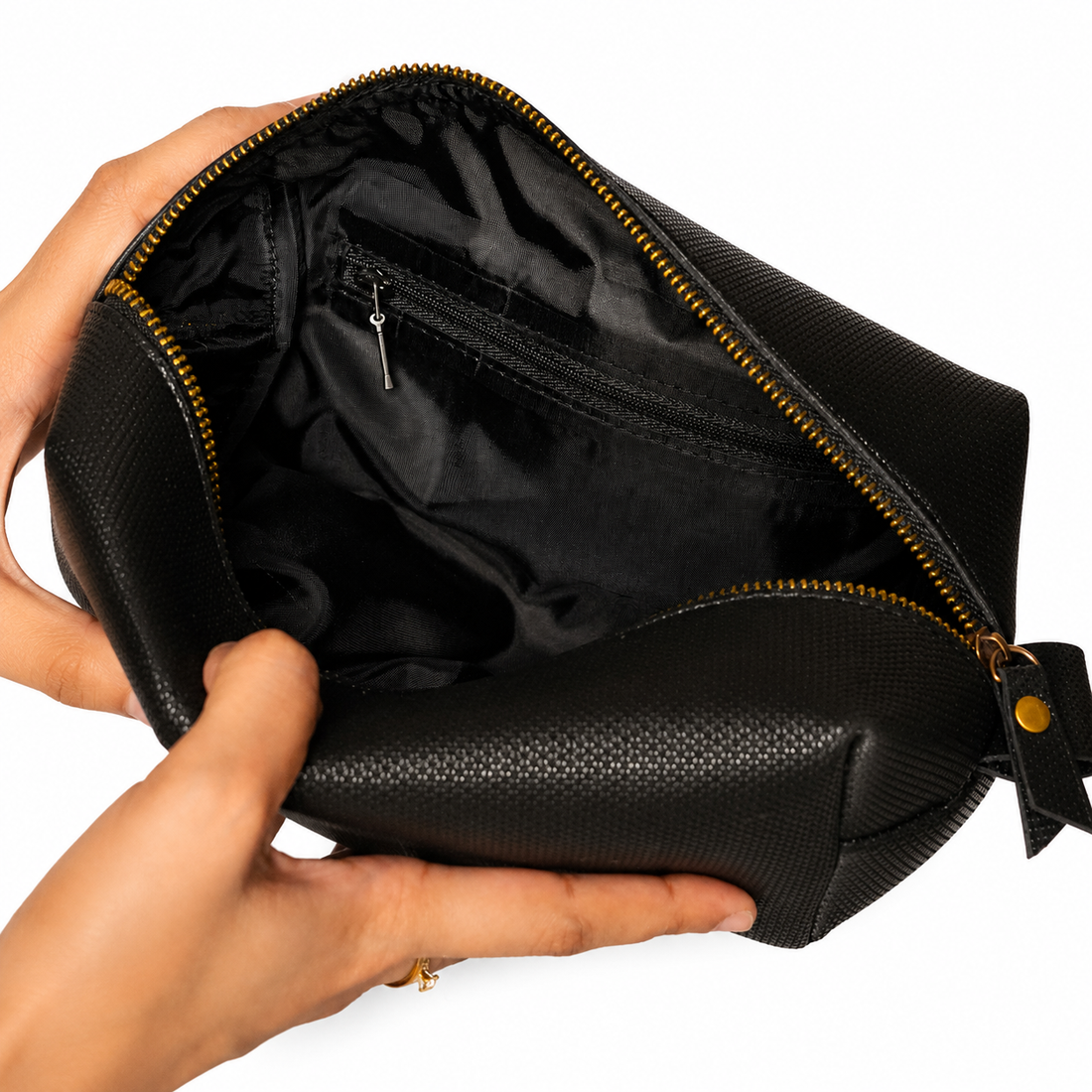 The Midnight Grid Pouch
