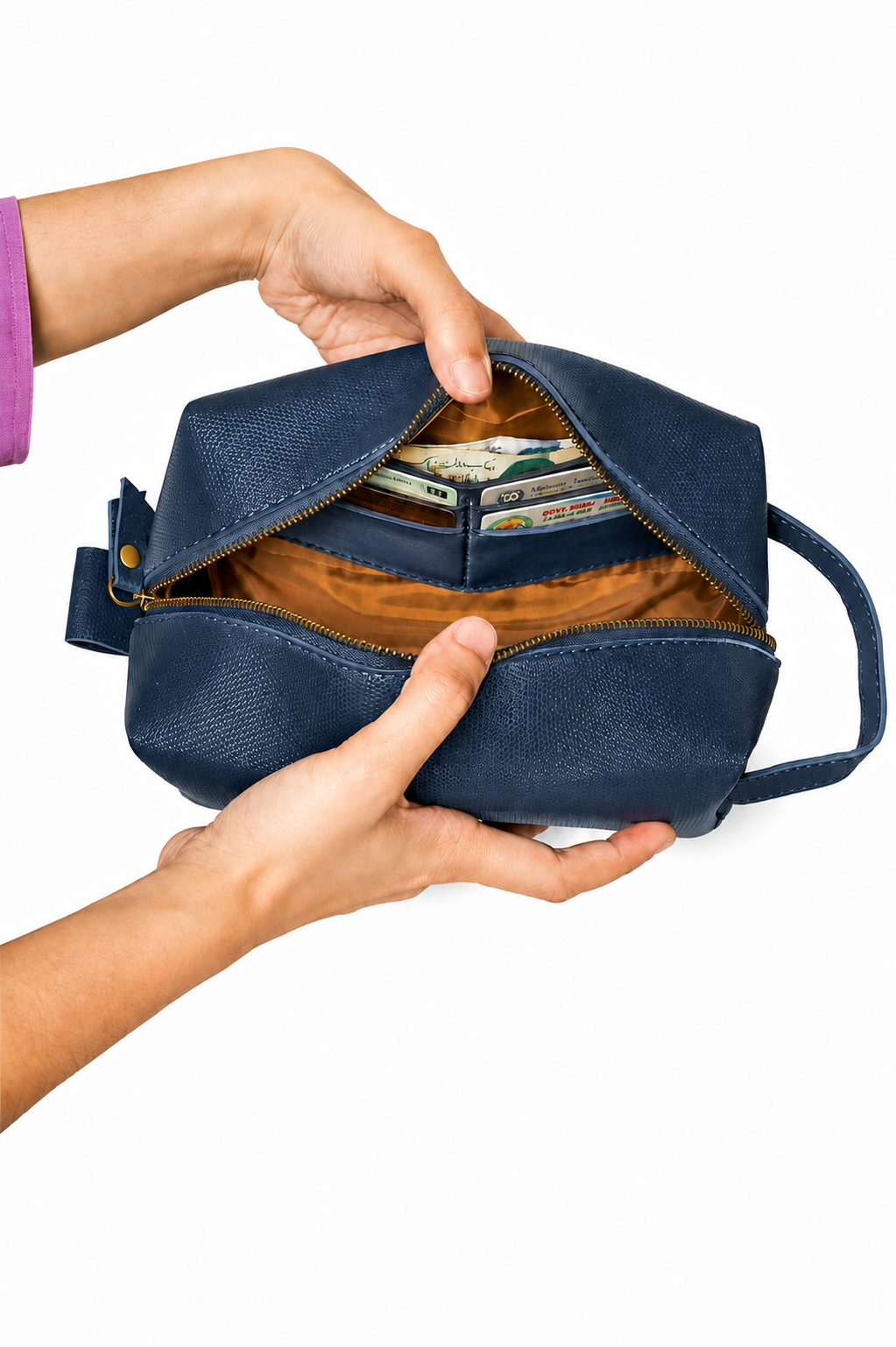 The Royal Indigo Pouch