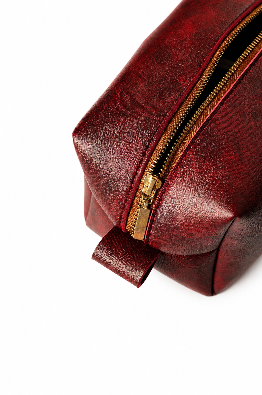 The Velvet Maroon Pouch